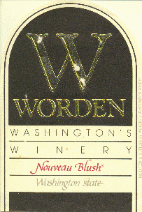 Worden's Nouveau Blush label