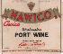 Nawico Washington Port label
